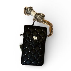 New Badgley Mischka Quilted Phone Wallet